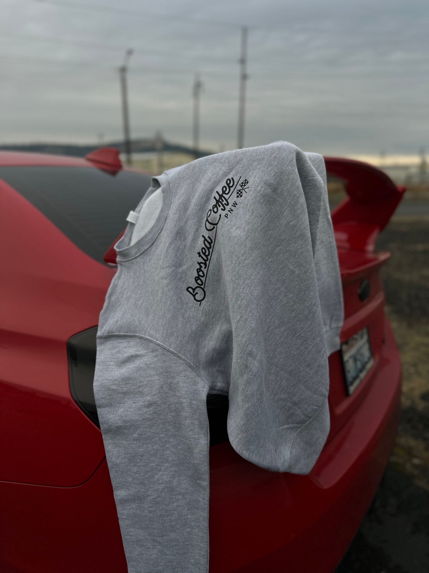 Heather Grey Crew Neck