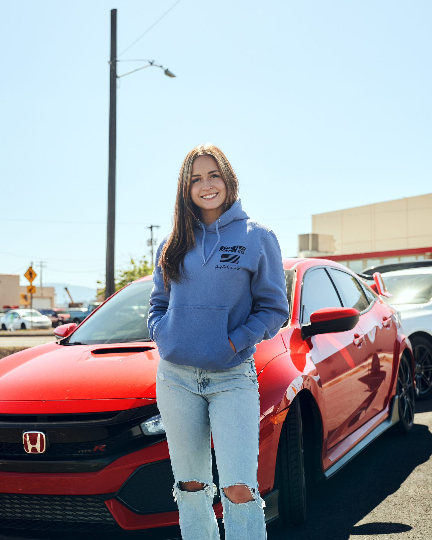 Baby Blue Hoodie